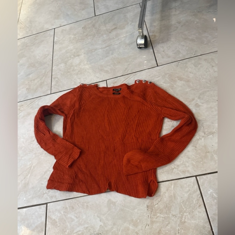 Massimo Dutti Orange Sweater - Picture 2 of 4